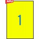Etikete Apli 210 x 297 mm, 20/1