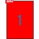 Etikete Apli 210 x 297 mm, 20/1