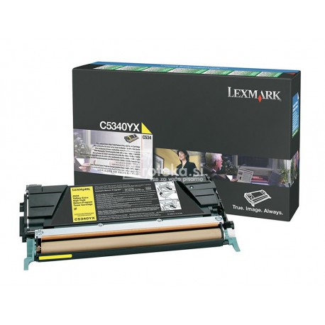 Toner Lexmarx C5340YX – yellow
