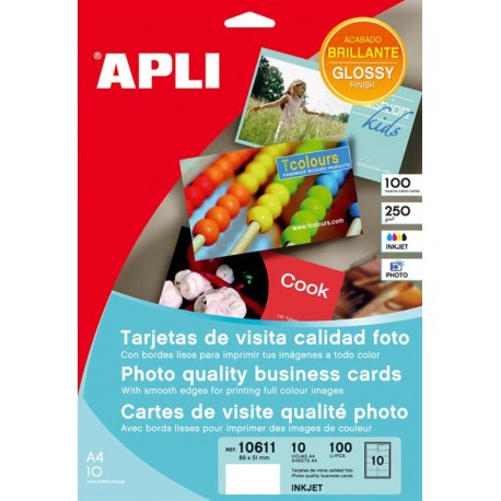 Posjetnice s glatkim rubom 89 x 51 mm