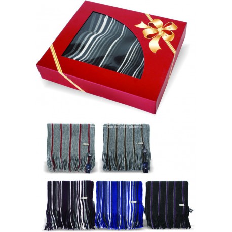 Moški šal v darilni škatli 78616