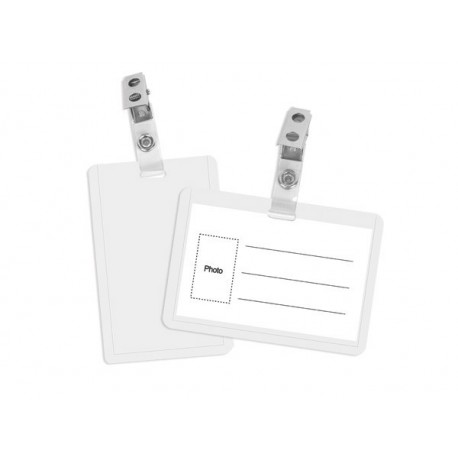 Identifikacijska kartica bez clip kopče  90 x 55 mm, horizontalna