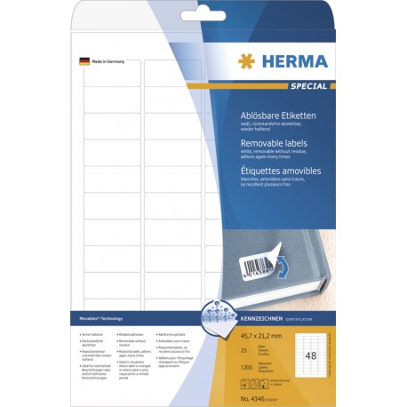 Etikete Herma Superprint No. 4346