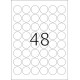 Etikete Herma No. 4387 - okrugle, Φ  30